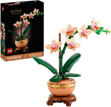 LEGO Botanicals Mini Orchid 10343 Plant Gift, Flower Display, Home and Office Decor Building Kit for Adults (274 Pieces)